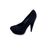 YVES SAINT LAURENT Scarpe con Tacco in Camoscio Col. Nero 40