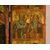 Icona greca, Trittico fondo oro con la Deesis Grecia, XVII° secolo