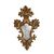 Specchiera spagnola del 1700 dorata foglia oro