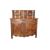 Credenza doppio corpo provenzale di fine 1800 in noce