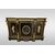 Antica servante stile Boulle francese del 1800 con ricche applicazioni in bronzo e pietre dure