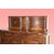 Credenza doppio corpo provenzale di fine 1800 in noce