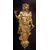 Antica servante stile Boulle francese del 1800 con ricche applicazioni in bronzo e pietre dure