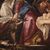 Dipinto religioso del XVIII secolo Mosè salvato dalle acque