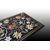 Tavolo italiano in marmo nero con pietre dure motivo floreale