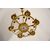 Coppia di lampadari a sei luci in bronzo dorato, Francia, fine XIX secolo 