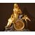 Parigina orologio da tavolo francese del 1800 in bronzo dorato