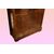 Secretaire francese Impero del 1800 in piuma di mogano con piano in marmo 