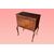 Tavolino francese del 1800 con personaggi stile Transizione con 4 alette