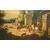 Olio su tela dipinto francese Rovine e Scene di Caccia di inizio 1900