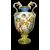 Coppia di vasi in maiolica decorati con putti in ambiente agreste.Ginori