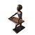 Scultura raffigurante moro con vassoio