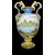 Coppia di vasi in maiolica decorati con putti in ambiente agreste.Ginori