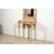Consolle con specchiera neoclassica in legno intagliato, laccato e dorato, Napoli, primi anni del XIX secolo