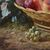 DIPINTI ANTICHI, NATURA MORTA  CON FRUTTA, CESTO DI  PESCHE E PRUGNE, OLIO SU TELA, XIX SECOLO. (QNM590)