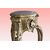 Tavolino alto Porta piante dorato foglia oro francese stile Luigi XV del 1800