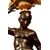 Coppia di straordinari mori veneziani del 1600 sculture italiane in legno dipinto