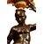 Coppia di straordinari mori veneziani del 1600 sculture italiane in legno dipinto