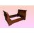 Grande letto francese del 1800 stile Carlo X in legno di noce