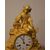 Orologio da tavolo stile Impero del 1800 in bronzo dorato