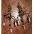 punti luce appliques ferro dorato