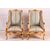Coppia poltrone bergere francesi stile Luigi XV laccate