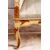 Coppia poltrone bergere francesi stile Luigi XV laccate