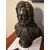 Busto di bronzo di un cavaliere con la croce di Malta