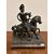 Coppia di Cavalieri in bronzo dell'Ottocento
