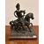 Coppia di Cavalieri in bronzo dell'Ottocento