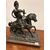 Coppia di Cavalieri in bronzo dell'Ottocento
