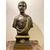 Busto di legno di un giovane Imperatore Romano