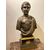 Busto di legno di un giovane Imperatore Romano