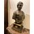 Busto di legno di un giovane Imperatore Romano