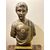 Busto di legno di un giovane Imperatore Romano