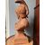 Busto di un imperatore romano  di terracotta