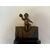 Putto seduto in bronzo dell'Ottocento