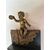 Putto seduto in bronzo dell'Ottocento