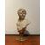 Busto di un fanciullo in marmo