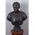 Grande busto di bronzo del Imperatore "G. Cesare"