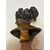 Busto di una donna giovane in bronzo