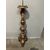Candelabro, verniciato polichromo, stile barocco