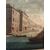 Paesaggio francese al fiume dell'700