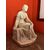 Scultura di una donna con libro dell'800