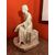 Scultura di una donna con libro dell'800