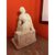 Scultura di una donna con libro dell'800