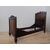 Letto singolo Carlo X in noce - lettino - prima metà '800