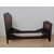 Letto singolo Carlo X in noce - lettino - prima metà '800
