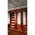 Grande libreria antica Luigi Filippo 4 porte di inizio 1800 in legno di ciliegio