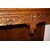 Credenza Vetrina francese stile Enrico II in legno di rovere con ricchi intagli